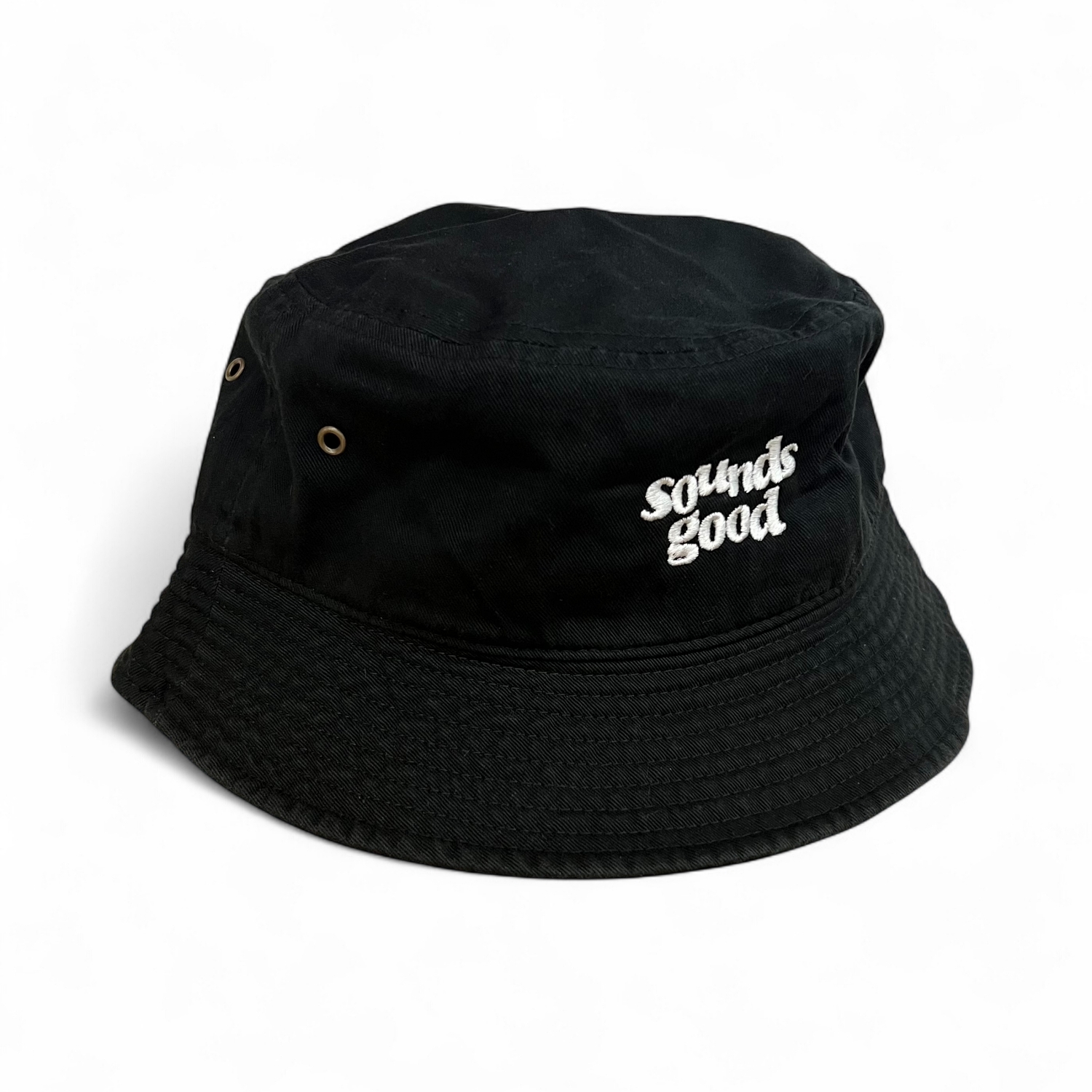 사운즈굿 SG 로고 버킷햇 블랙(Sounds Good SG Logo Bucket Hat Black) - 2