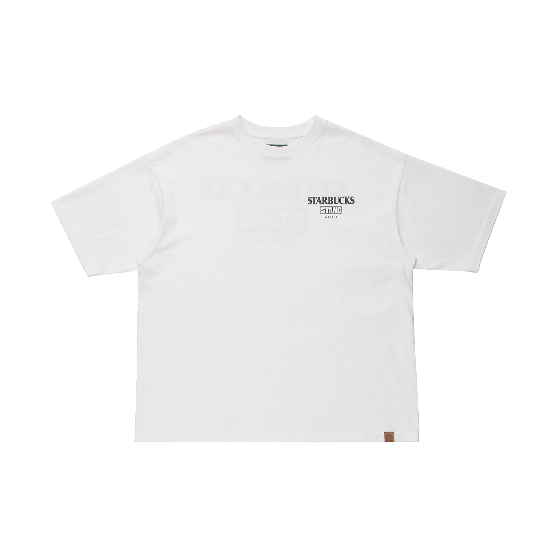 스타벅스 x 빔즈 로고 숏슬리브 티셔츠 화이트(Starbucks x Beams Logo S/S T-Shirt White)