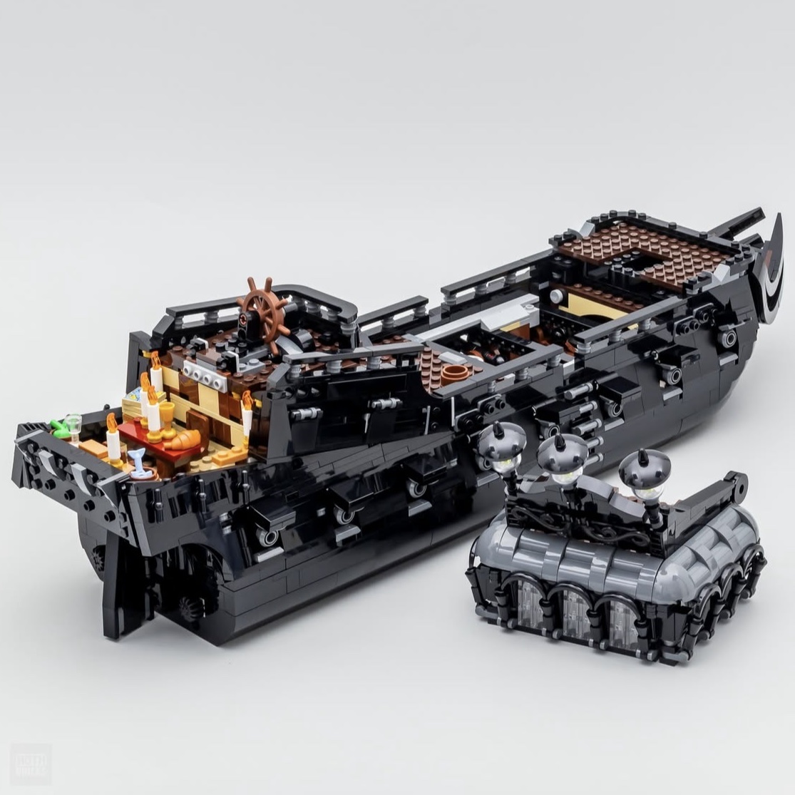 Lego Icons Captain Jack Sparrow's Pirate Ship 착용 스타일 - 5