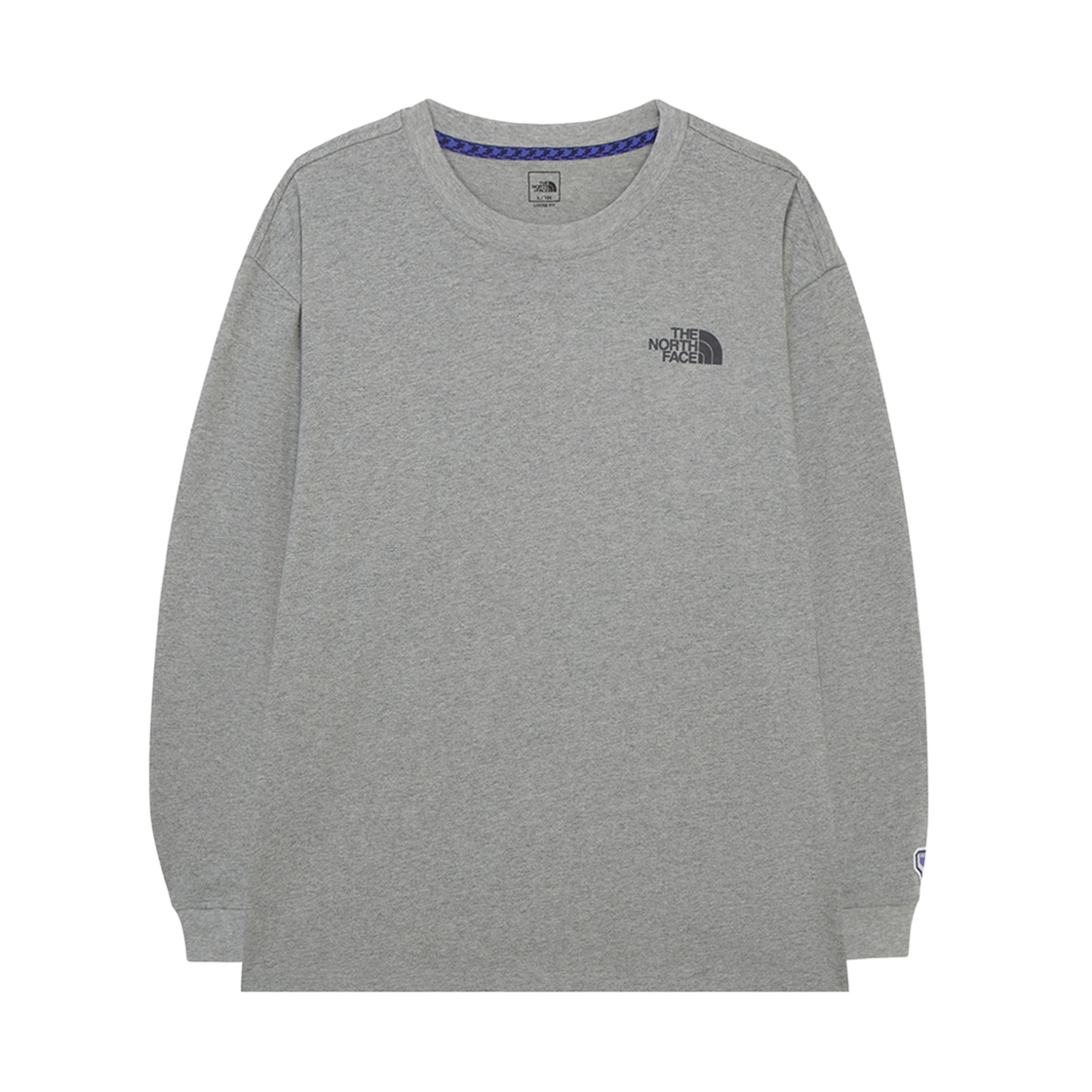 NT7TR70A The North Face Karabiner L/S R/T-Shirt Melange Grey - 25FW