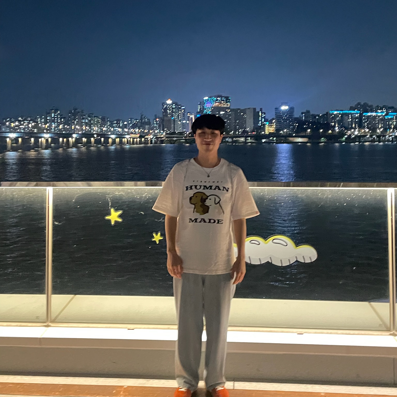 Human Made Graphic T-Shirt #12 White 착용 스타일