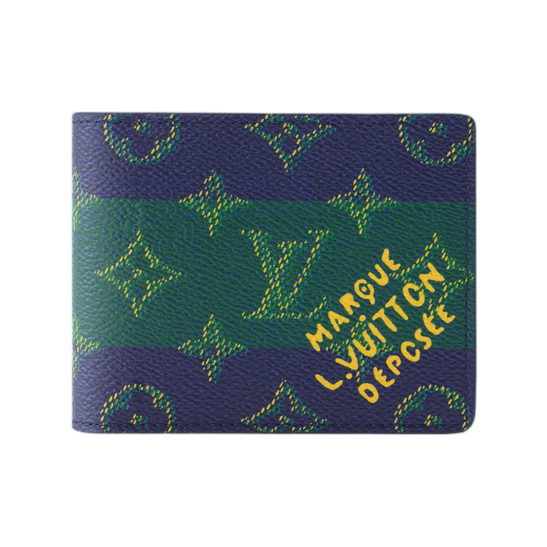 루이비통 슬렌더 월렛 블루 스트라이프(Louis Vuitton Slender Wallet Blue Stripe) - 1