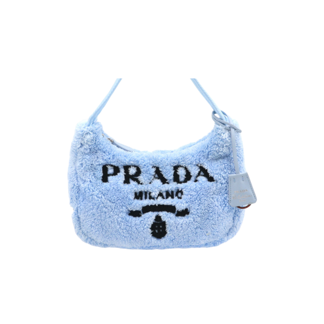 IT45VHDM6JSS Prada 1NE515 Terry Hobo Tote and Shoulder Bag