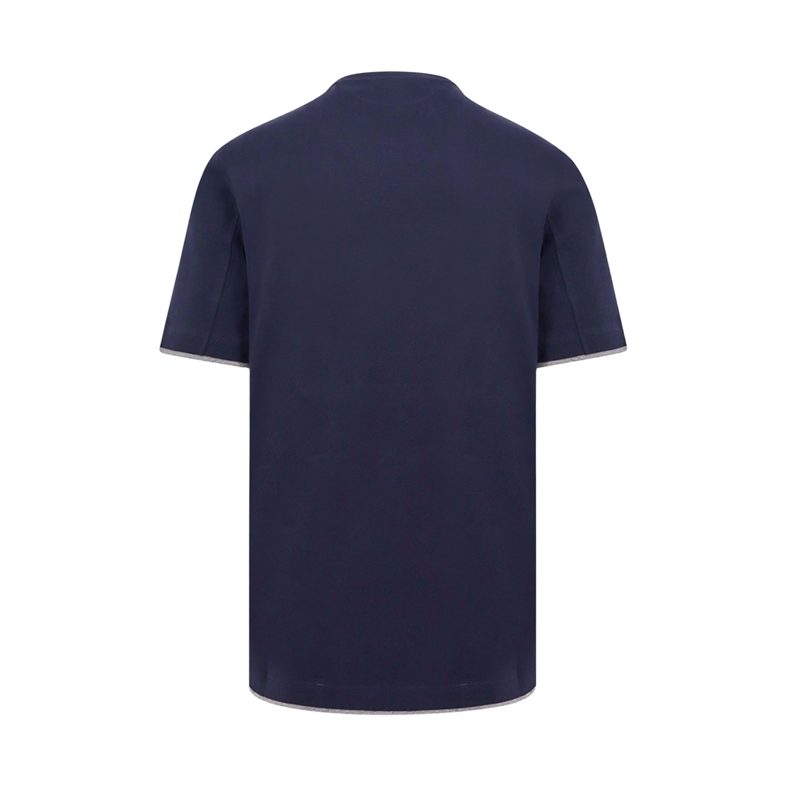 브루넬로 쿠치넬리 자수 로고 티셔츠 코발트(Brunello Cucinelli Embroidered Logo T-Shirt Cobalt) - 2