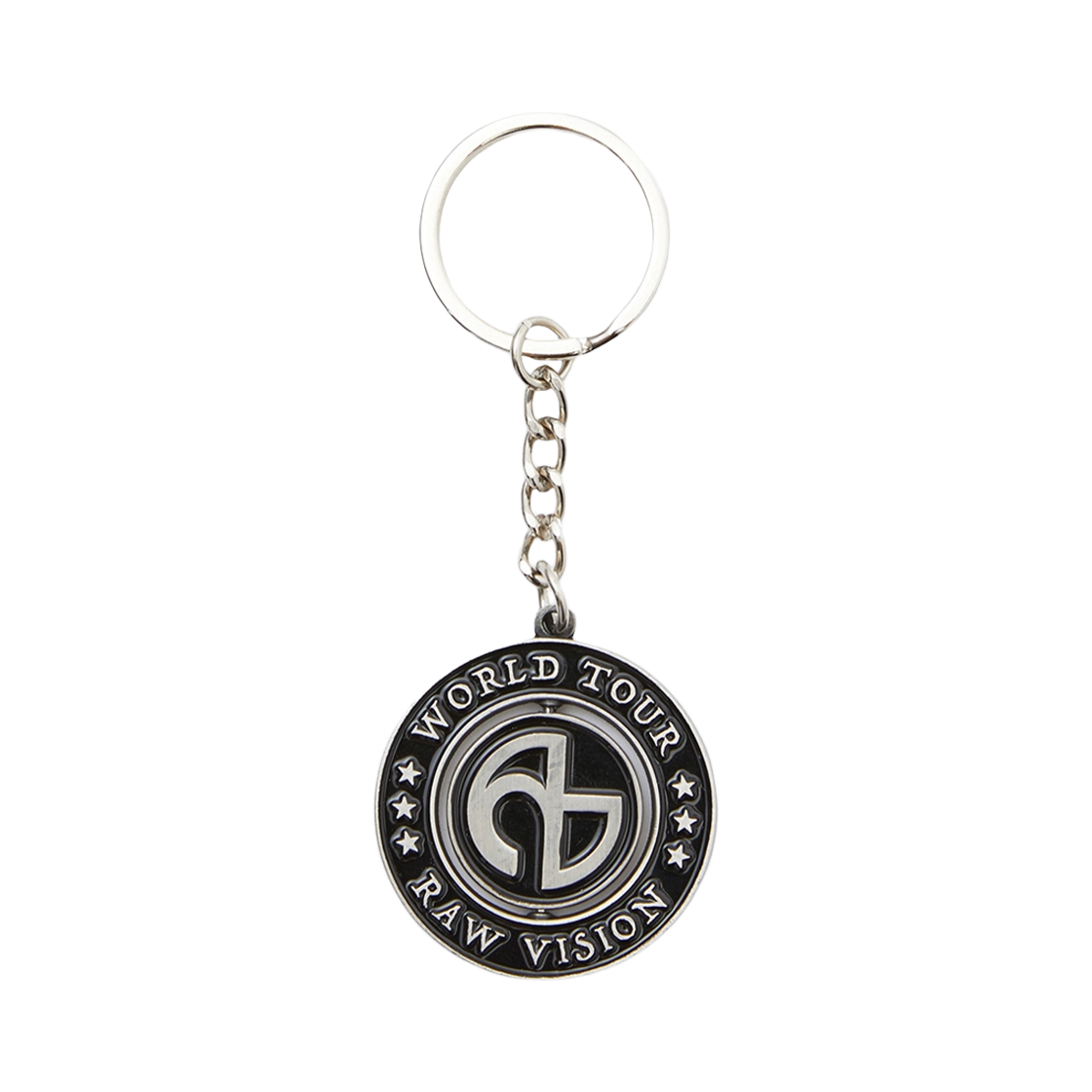 트루릴리젼 x 노매뉴얼 노 릴리젼 더블 심볼 키링 실버(True Religion x NOMANUAL NO RELIGION DOUBLE SYMBOL KEYRING_SILVER)