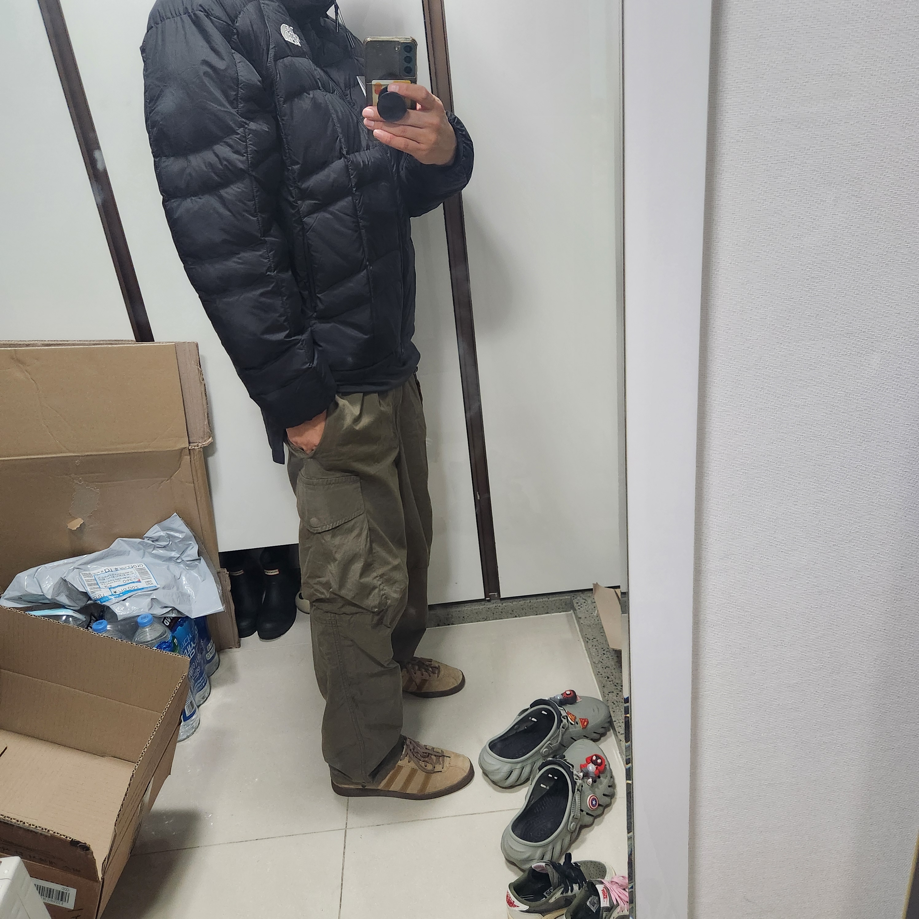 The North Face White Label Daydrive EX On Jacket Black - 25FW 착용 스타일 - 3
