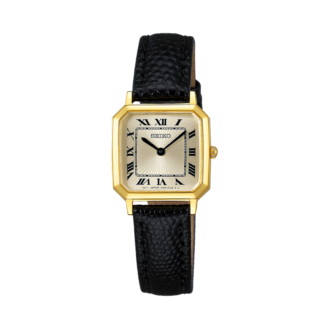 (W) 세이코 x 나노 유니버스 SSEH018 22.7mm 스페셜 에디션 블랙 골드((W) Seiko x Nano Universe SSEH018 22.7mm Special Edition Black Gold)