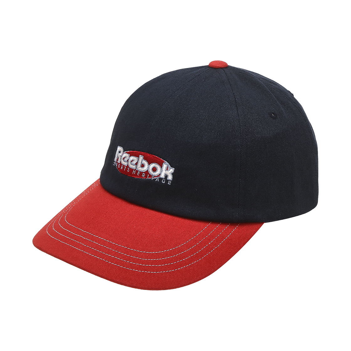 REHE5FY05N3 Reebok TwoTone Logo Ball Cap Navy Red