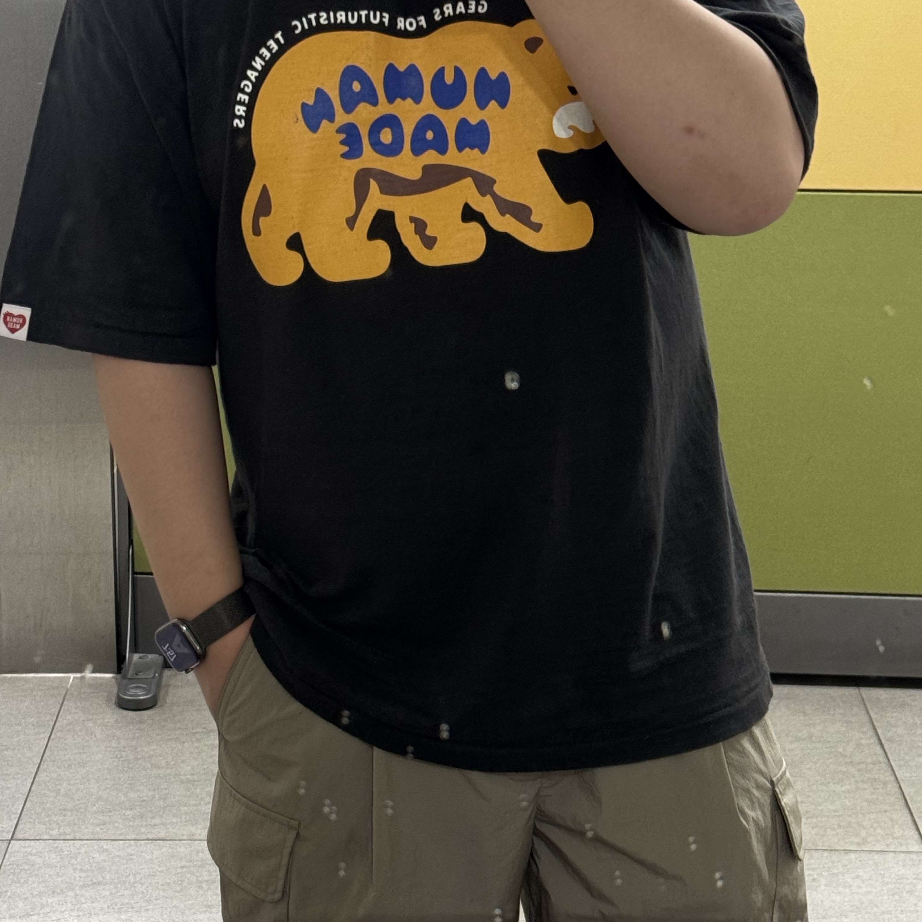 Human Made Graphic T-Shirt #10 Black μ°©μ© μ€νμΌ