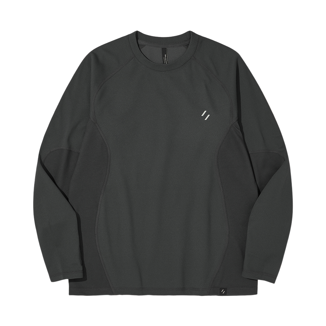 WBEFTL007CH WELTER EXPERIMENT Trailflex Long Sleeves T-Shirt Charcoal