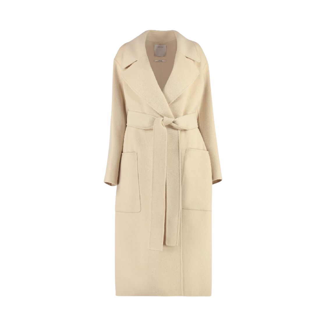 VELENO-092 (W) Max Mara Sportmax Veleno Belted Coat Ivory
