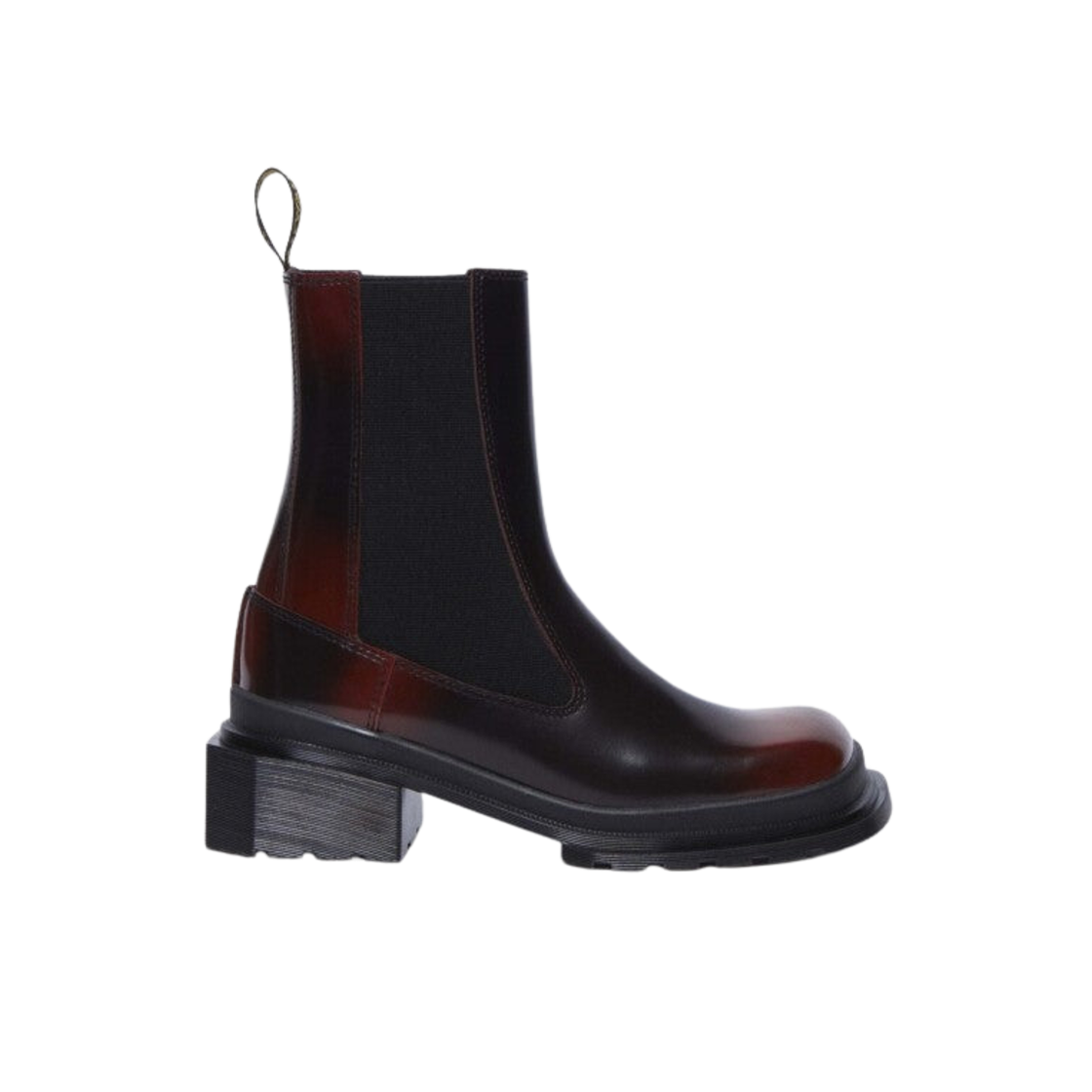 (W) 닥터마틴 메이볼 첼시 블랙 체리 레드((W) Dr. Martens Maybole Chelsea Black Cherry Red)