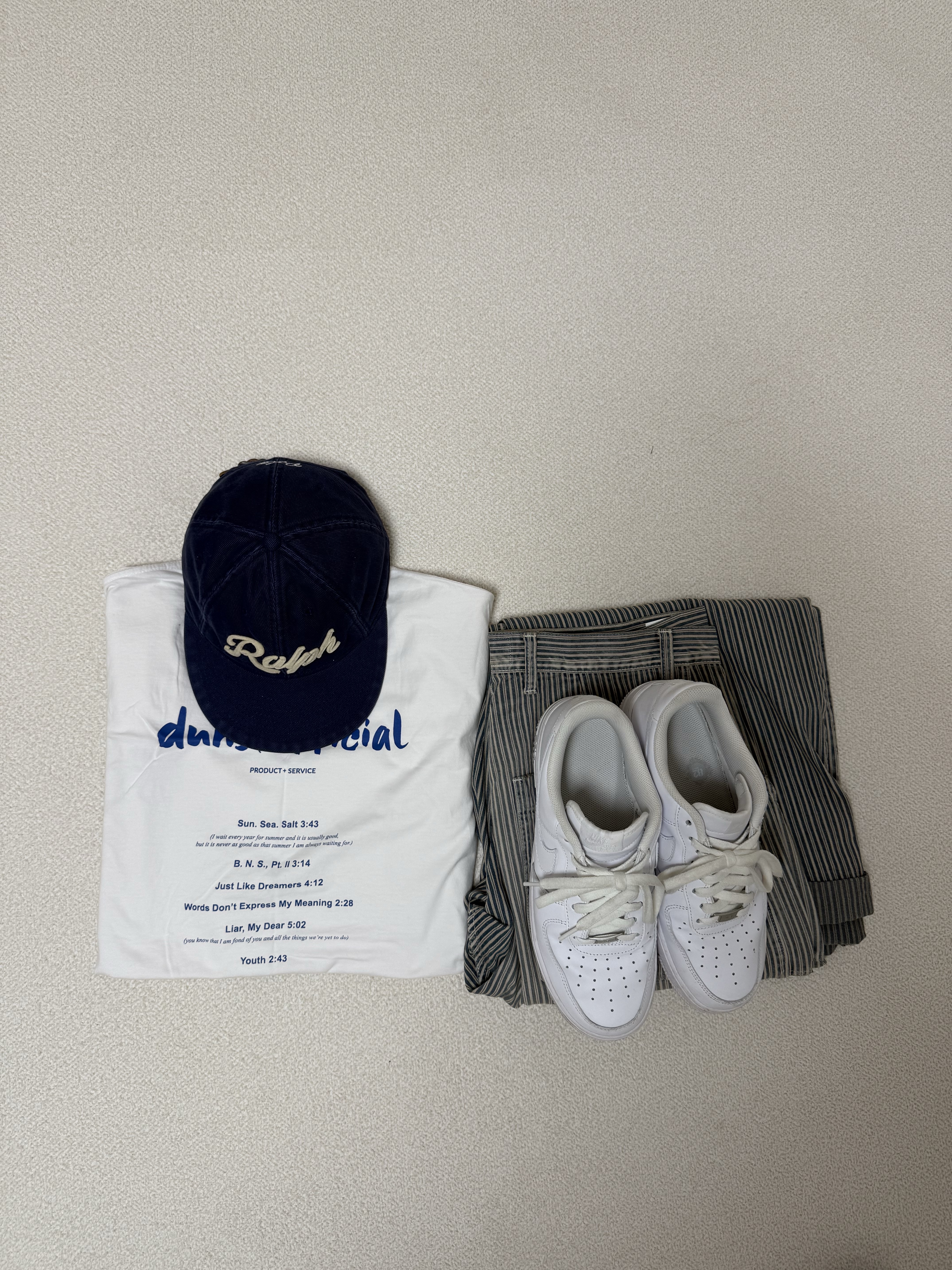 Nike Air Force 1 '07 Low White 착용 스타일 - 1