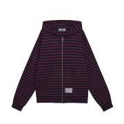 Saros Stripe Zip-Up Red 2