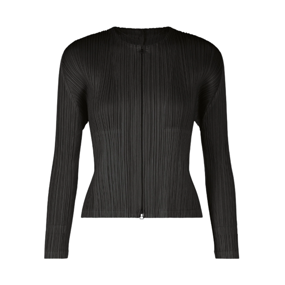 (W) 플리츠 플리즈 이세이 미야케 MC 메이 가디건 블랙((W) Pleats Please Issey Miyake MC May Cardigan Black) - 1