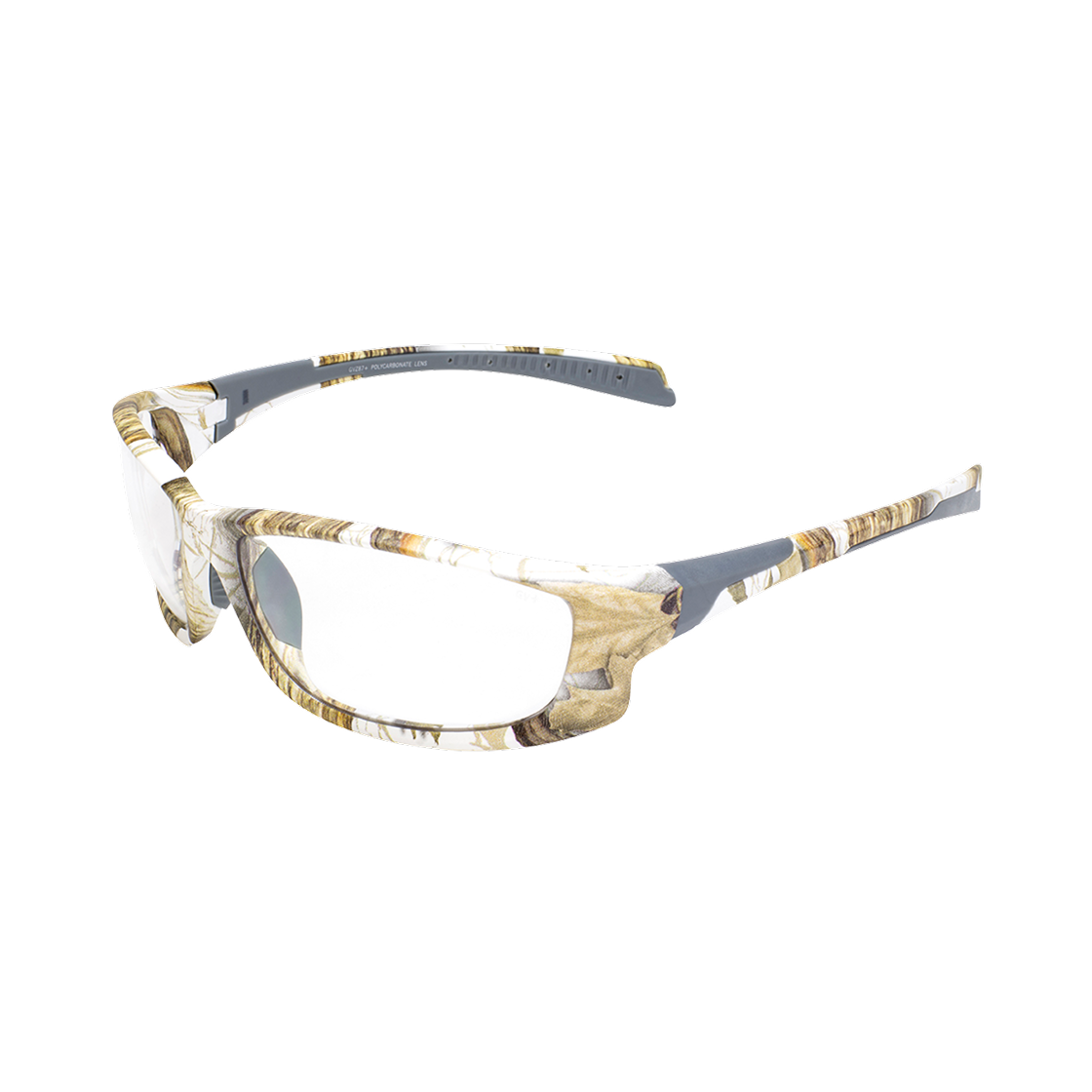 - Global Vision Hercules 5 Matte White Camo Clear Lenses