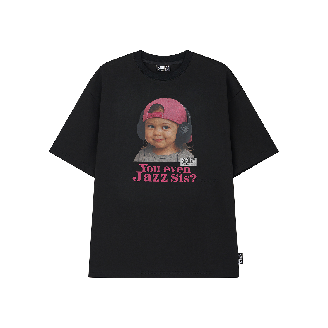 34447 Kikozy T-Shirt Jazz Baby04 Black