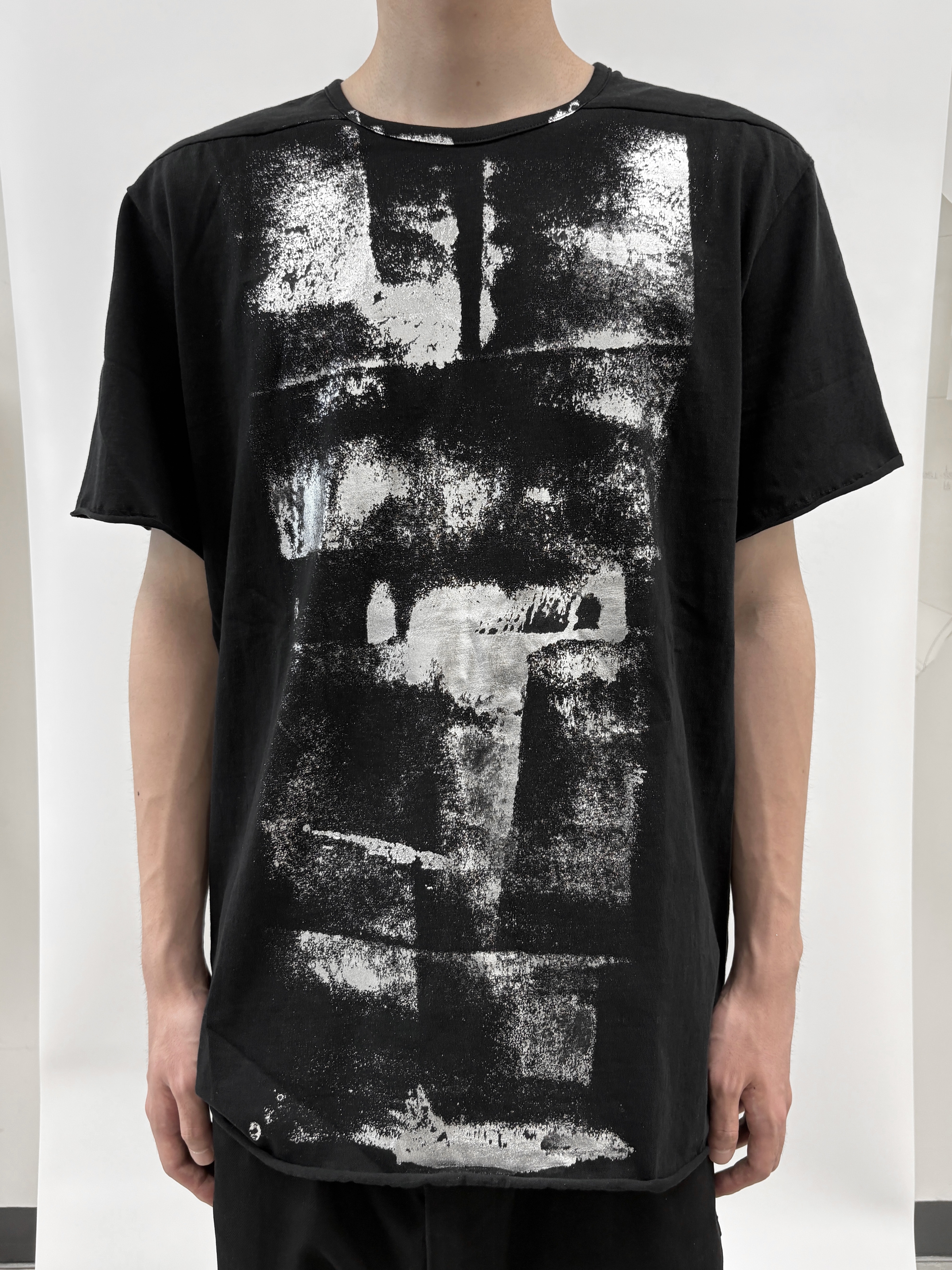 REPINER Mass Black Foil T-Shirt Black, REPINER Voidline T-Shirt Black 착용 스타일 - 6