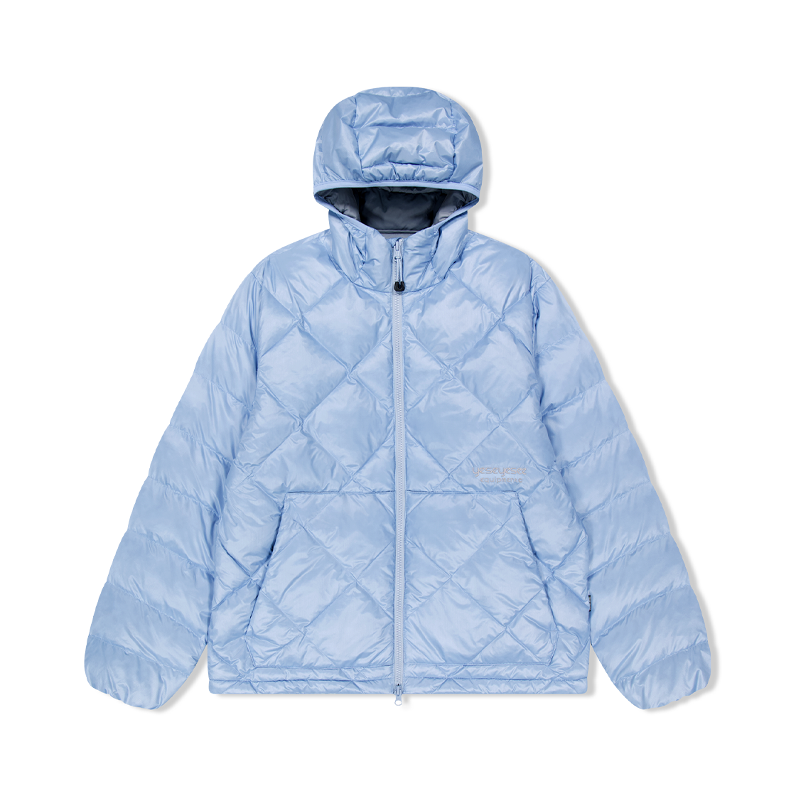 예스아이씨 웨이퍼 구스 다운 재킷 미스티 블루(YESEYESEE Wafer Goose Down Jacket Misty Blue)