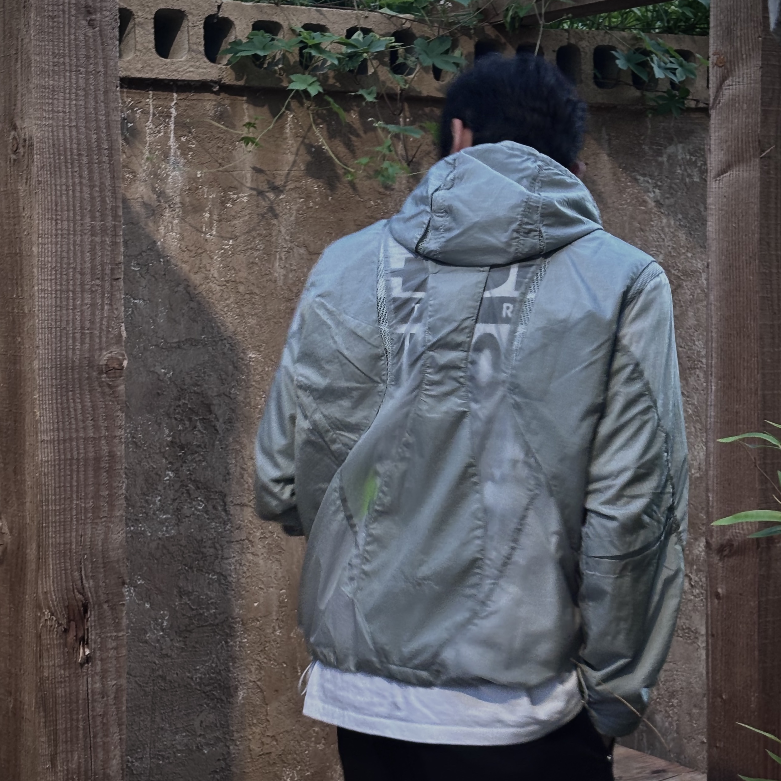 Sansan Gear Emulsive Jacket Grey - 25SS 착용 스타일 - 2