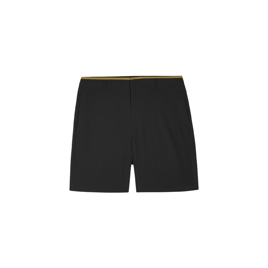 M2R-436Z-P22342-79 Paul Smith Recycled Polyester Bubble Seersucker Shorts Black