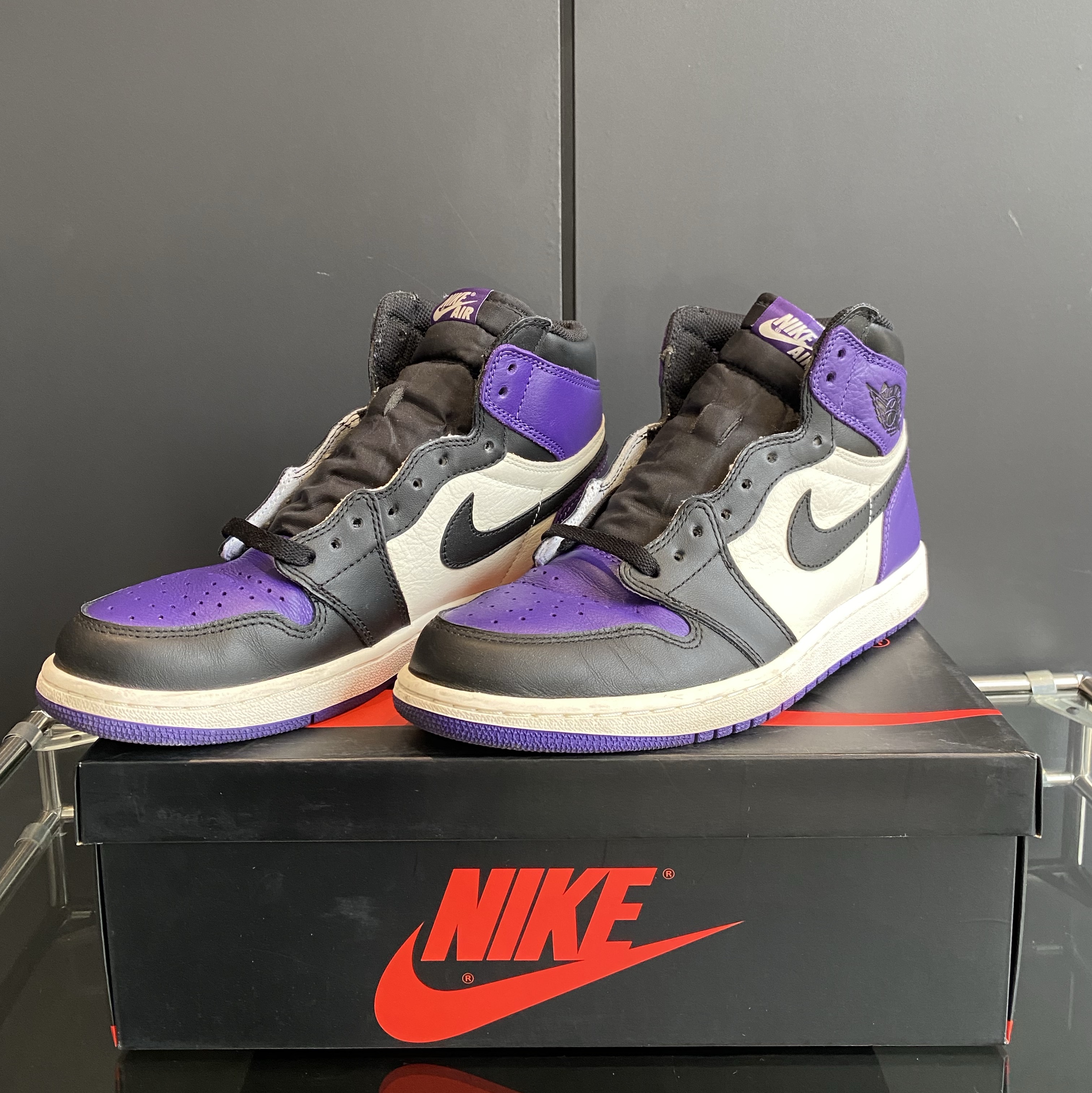 Jordan 1 Retro High Court Purple 착용 스타일