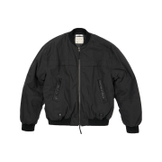 ETCE Washed Bomber Jacket Black