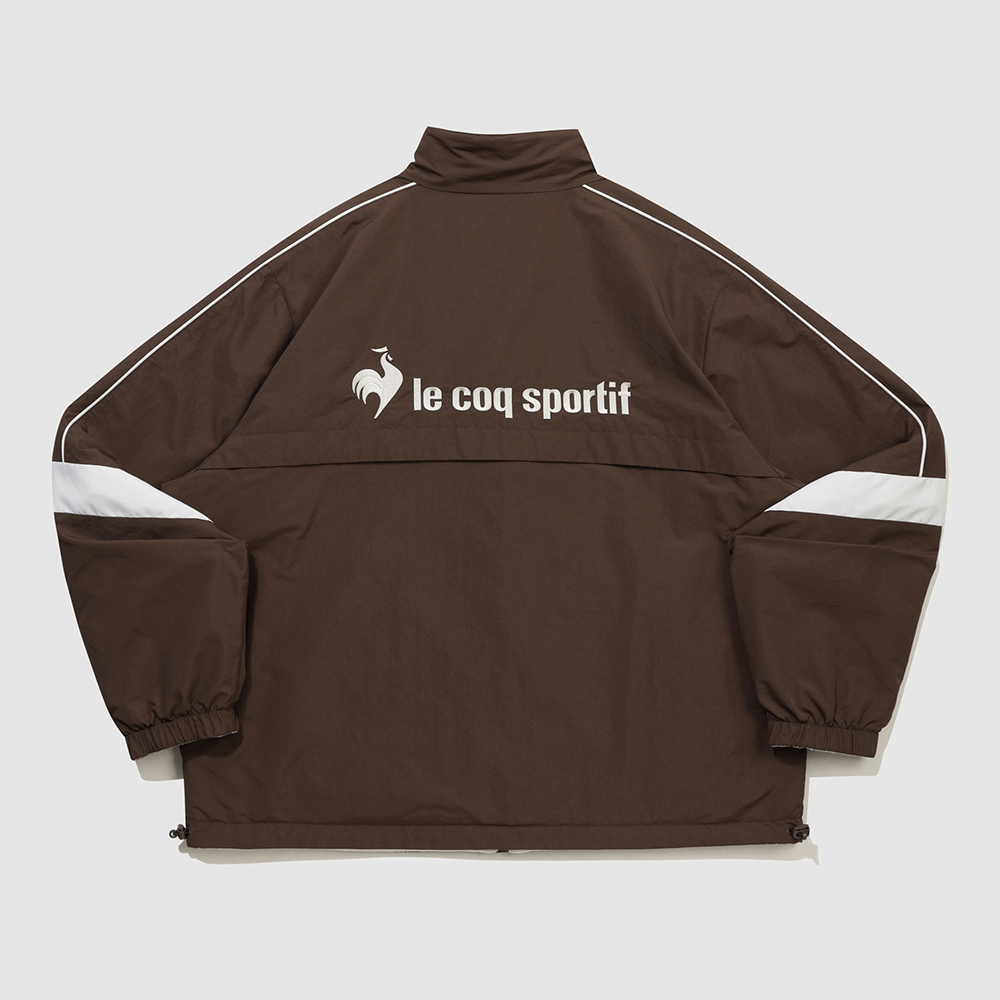 르꼬끄 스포르티브 온라인전용 유니 네오 선데이 듀스 오버 자켓 - 브라운 (QQ323JJK91)(le coq sportif Online Exclusive Unisex Neo Sunday Deuce Jacket Brown) - 3