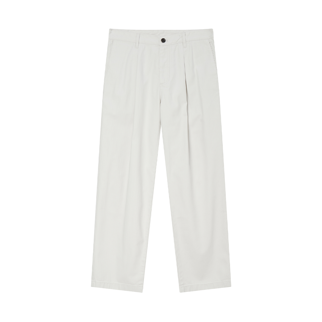 HZPA5F801CR His Hazzys Pleated Chino Pants_Brown