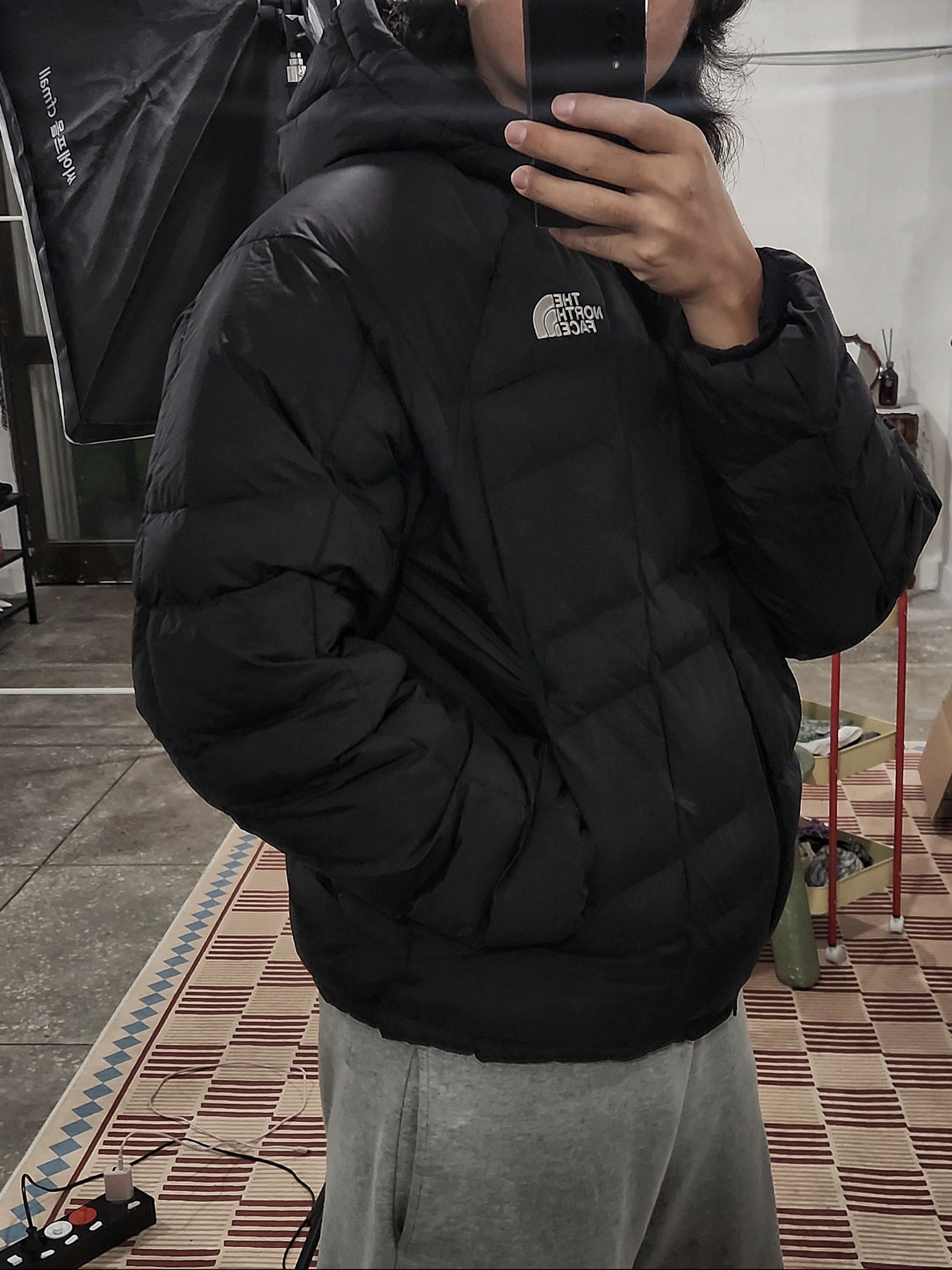 The North Face White Label Daydrive EX On Jacket Black - 25FW, The North Face Ventus On Jacket Black 착용 스타일