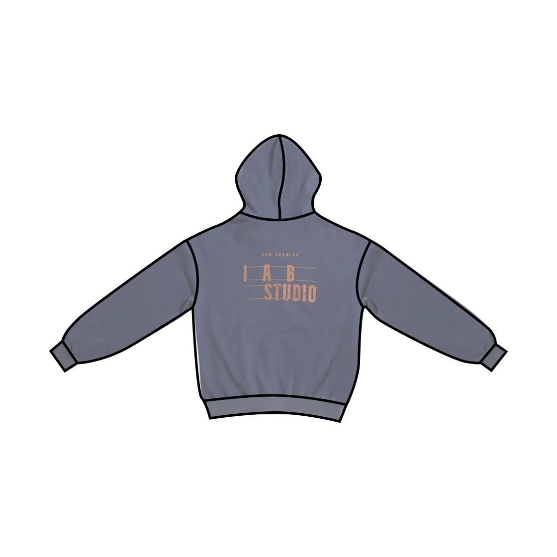 아이앱 스튜디오 x p!tt 나우 쇼잉 집업 후드 트와일라잇 퍼플