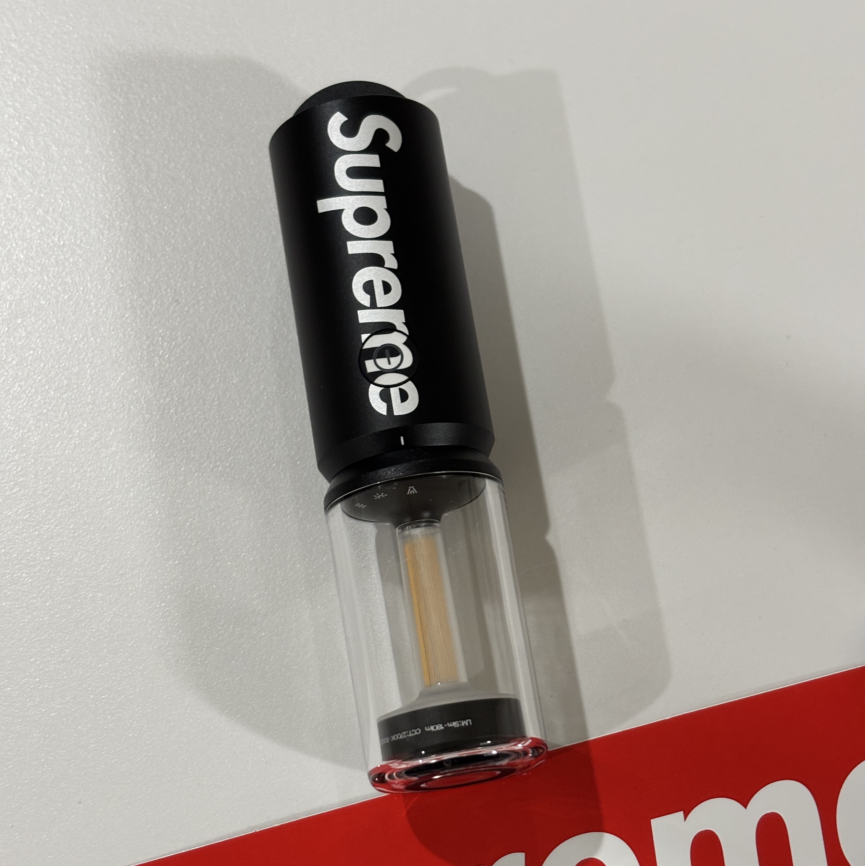 슈프림 x 호토 캠프 라이트 블랙 - 25FW (국내 정식 발매 제품