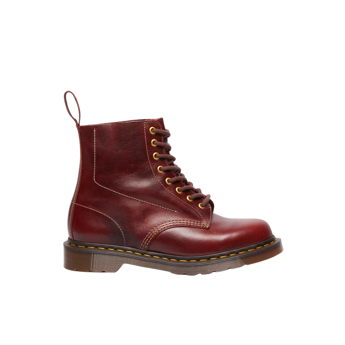 닥터마틴 1460 러브 레터 파스칼 레더 레이스업 부츠 버건디(Dr. Martens 1460 Love Letter Pascal Leather Lace Up Boots Burgundy) - 1