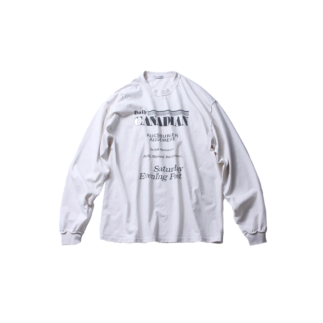 소이 리버스 롱슬리브 티 에크루 - 25FW(Soe Reverse LS Tee Ecru - 25FW)