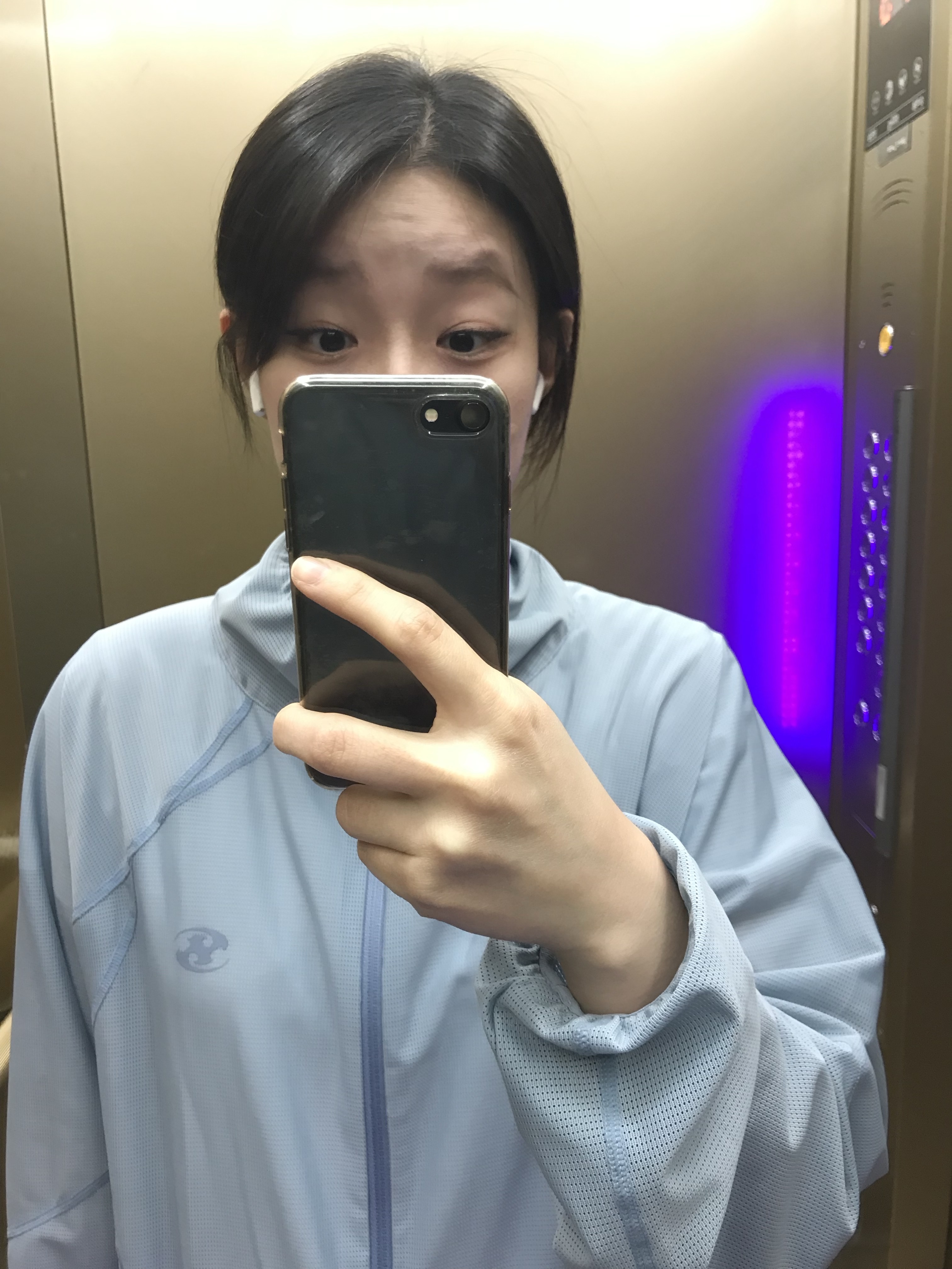 Sansan Gear Mesh Jacket Sky Blue - 24SS 착용 스타일
