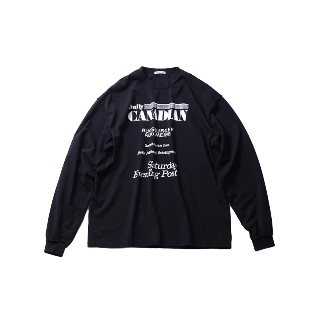 소이 리버스 롱슬리브 티 블랙 - 25FW(Soe Reverse LS Tee Black - 25FW)