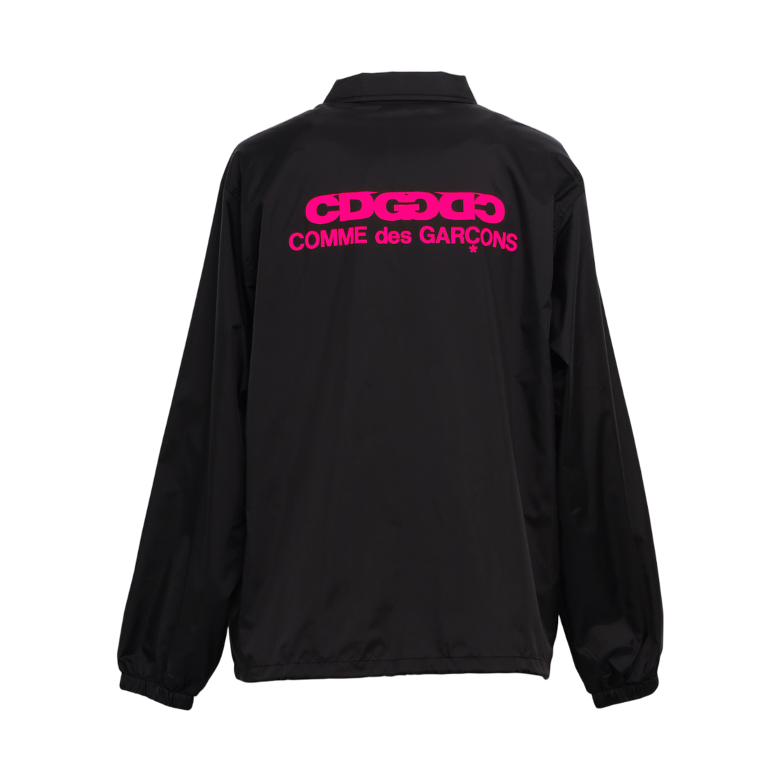 CDG 핑크 로고 코치 자켓 5 블랙 핑크(CDG Pink Logo Coach Jacket 5 Black Pink)