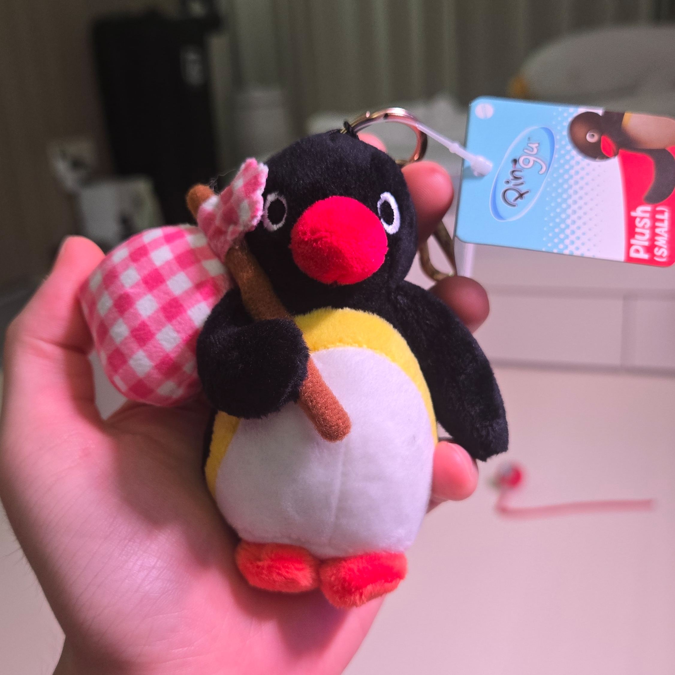 Pingu Bottari Keyring 착용 스타일
