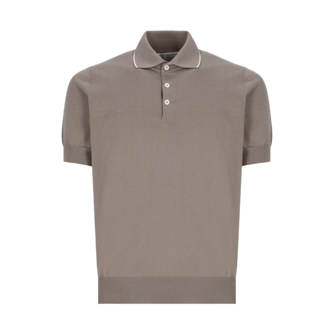 브루넬로 쿠치넬리 라이트 폴로 셔츠 바크(Brunello Cucinelli Light Polo Shirt Bark)