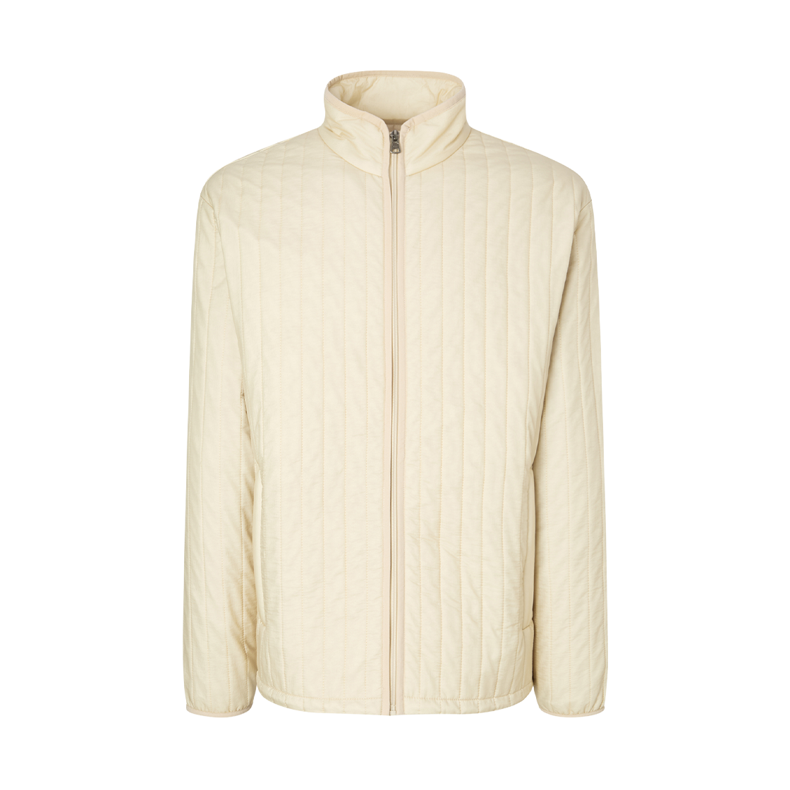 HZJU5F805CR HIS HAZZYS Vertical Stripe Lightweight Down Jacket Purple Blue