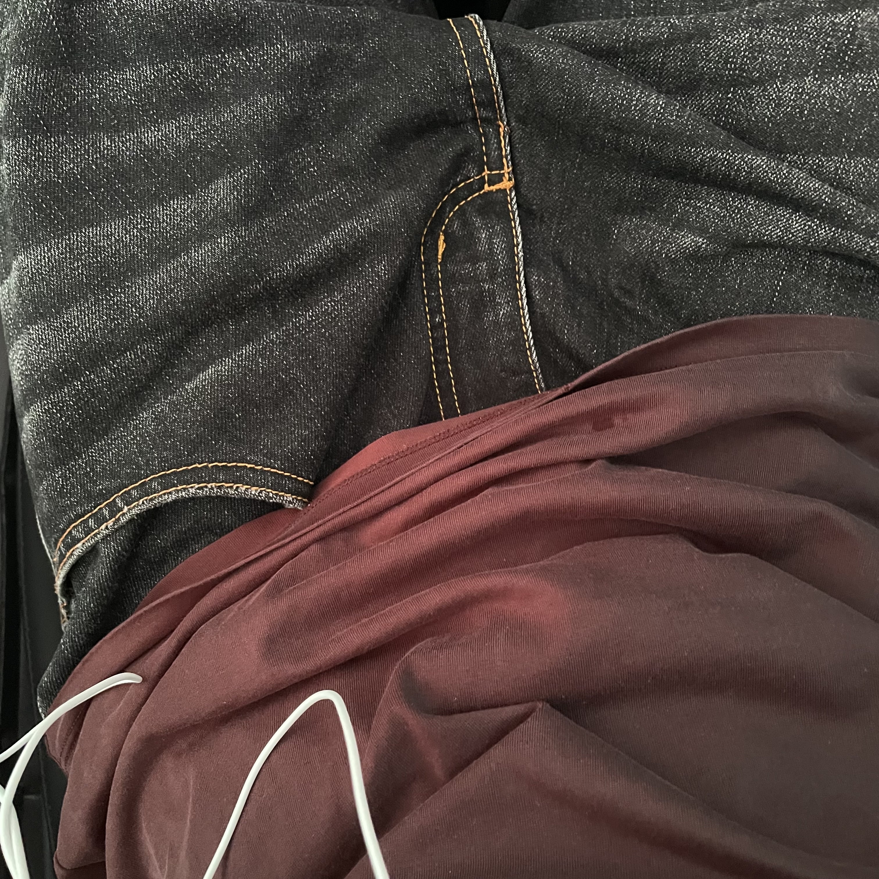 Telfar Baggy Jean Black 착용 스타일 - 1