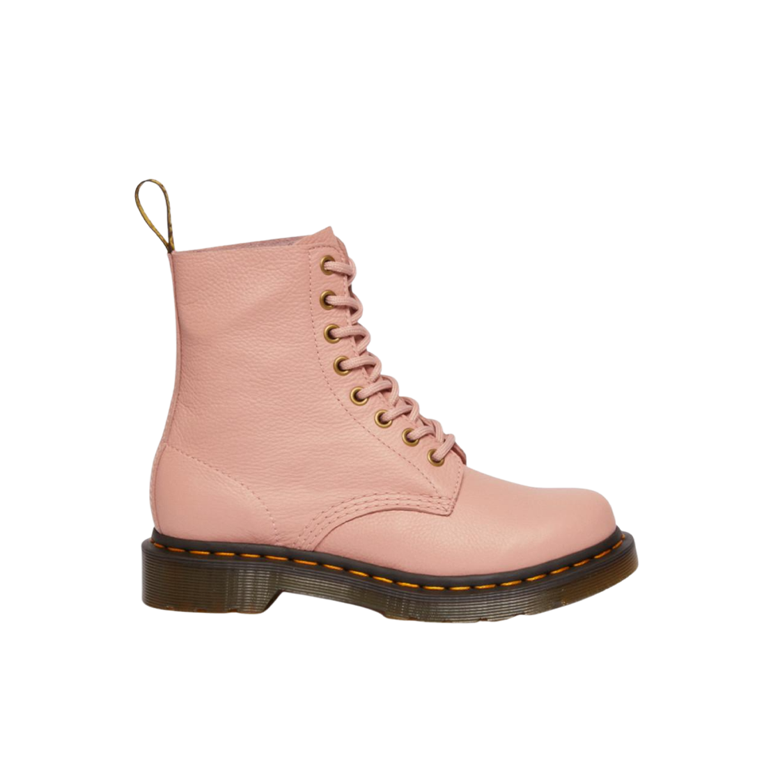26802329 (W) Dr. Martens 1460 Pascal Virginia Leather Boots Peach Beige