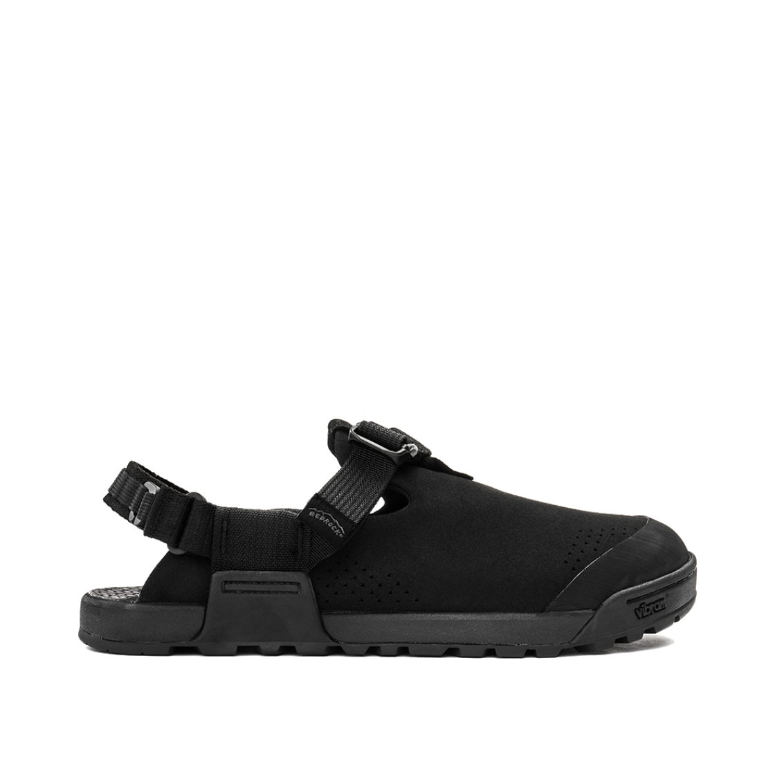 P0000EUJ Bedrock Sandals Mountain Clog Obsidian Black