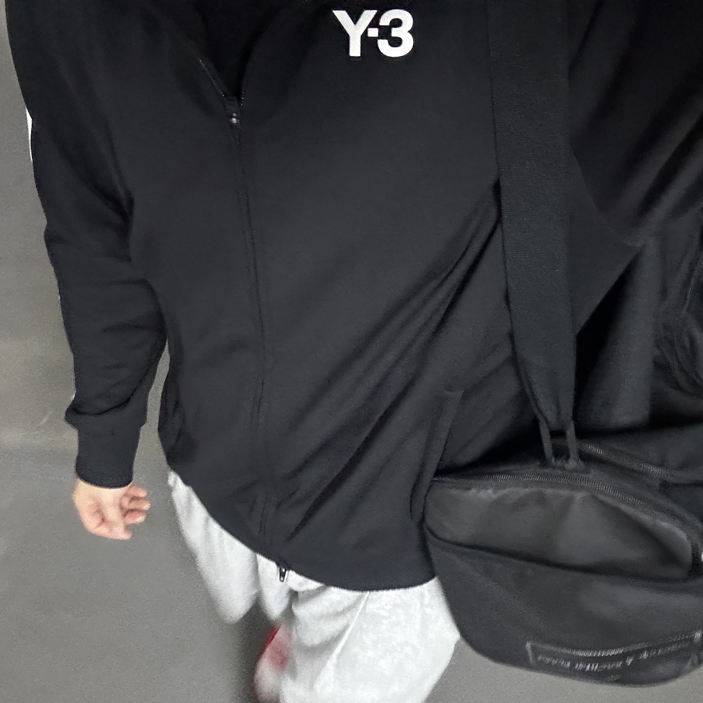 Palace x Y-3 Track Top Black - 22FW 착용 스타일
