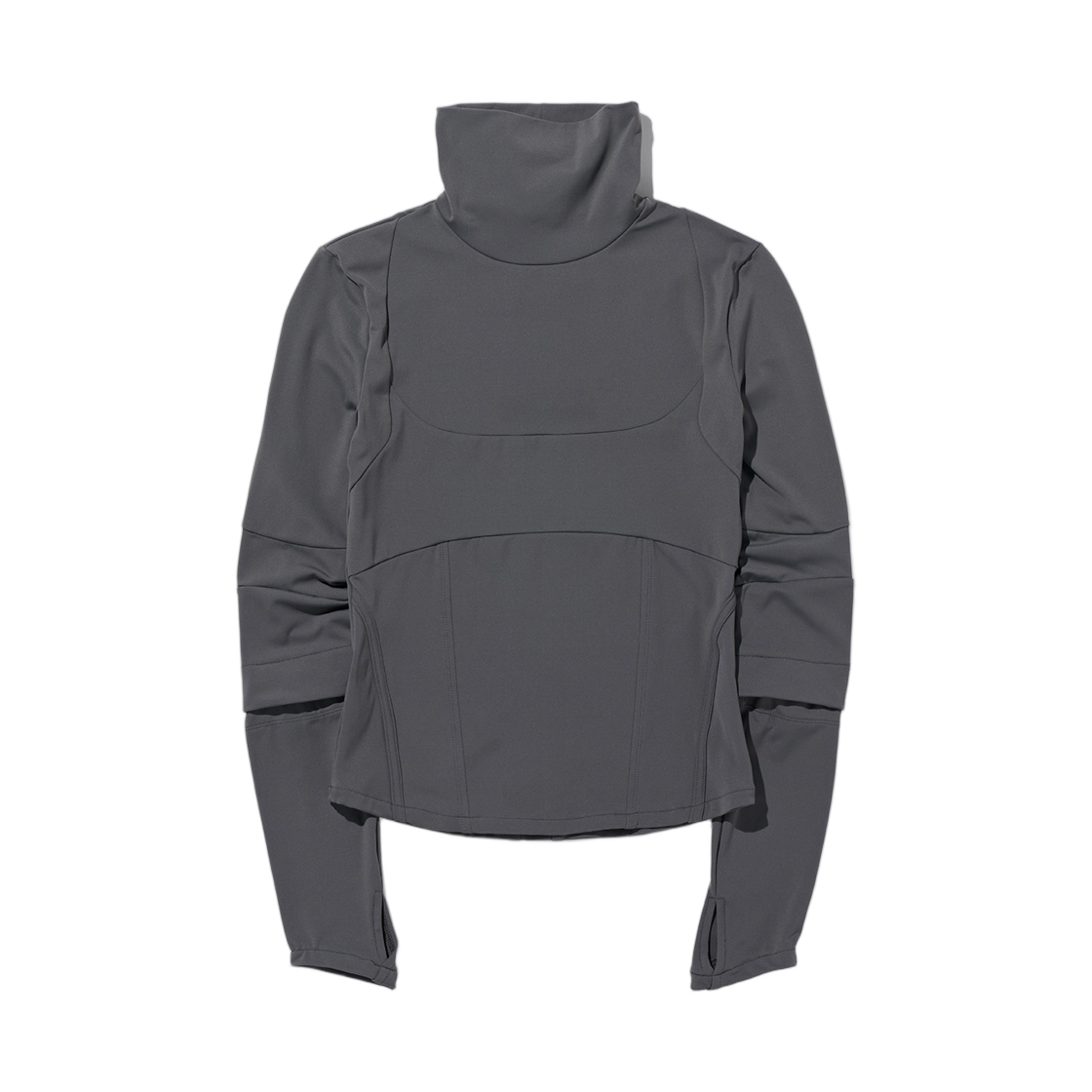 (W) 미스치프 컨투어 심 탑 그레이((W) Mischief Contour Seam Top Grey) - 1