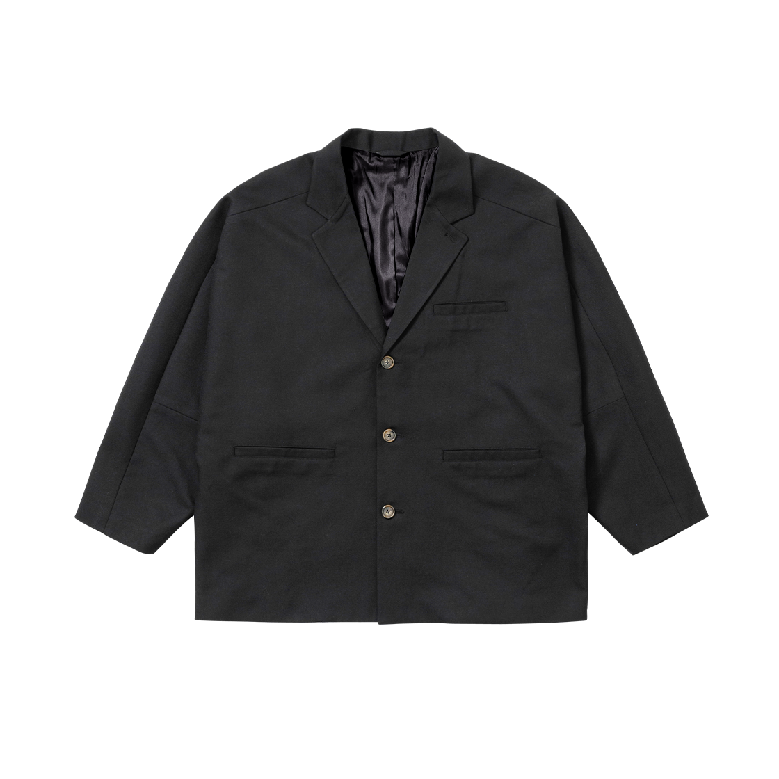 AJ254OT004BK AJOBYAJO Wool Blended Batwing Jacket Black