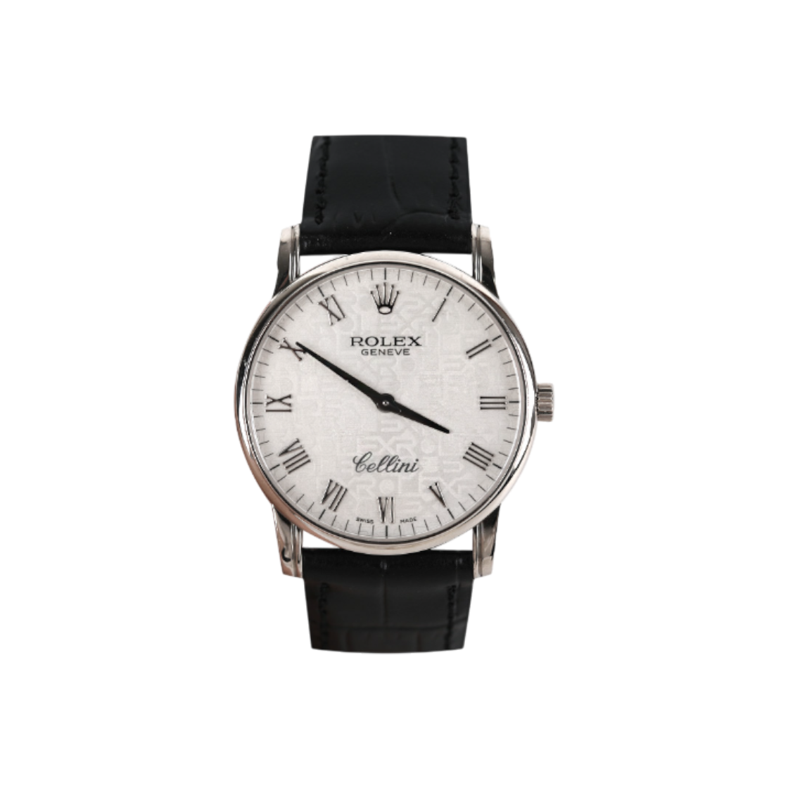 롤렉스 5116 첼리니 화이트 컴퓨터판 오리지널 다이얼 핀버클 가죽 32mm(Rolex Cellini White Dial Original Leather Pin Buckle 32mm)