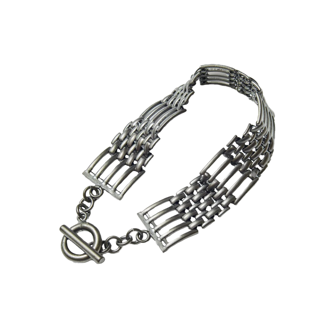 포스트 오버롤즈 포스트 브레이슬릿 #3 플랫 블랙 - 25FW(Post O'Alls POST Bracelet #3 Flat Black - 25FW)