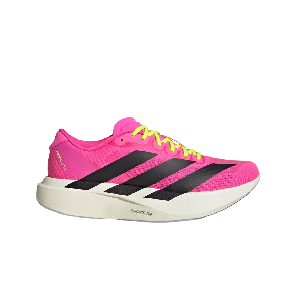 (W) 아디다스 아디제로 EVO SL 루시드 핑크 코어 블랙((W) Adidas Adizero EVO SL Lucid Pink Core Black)