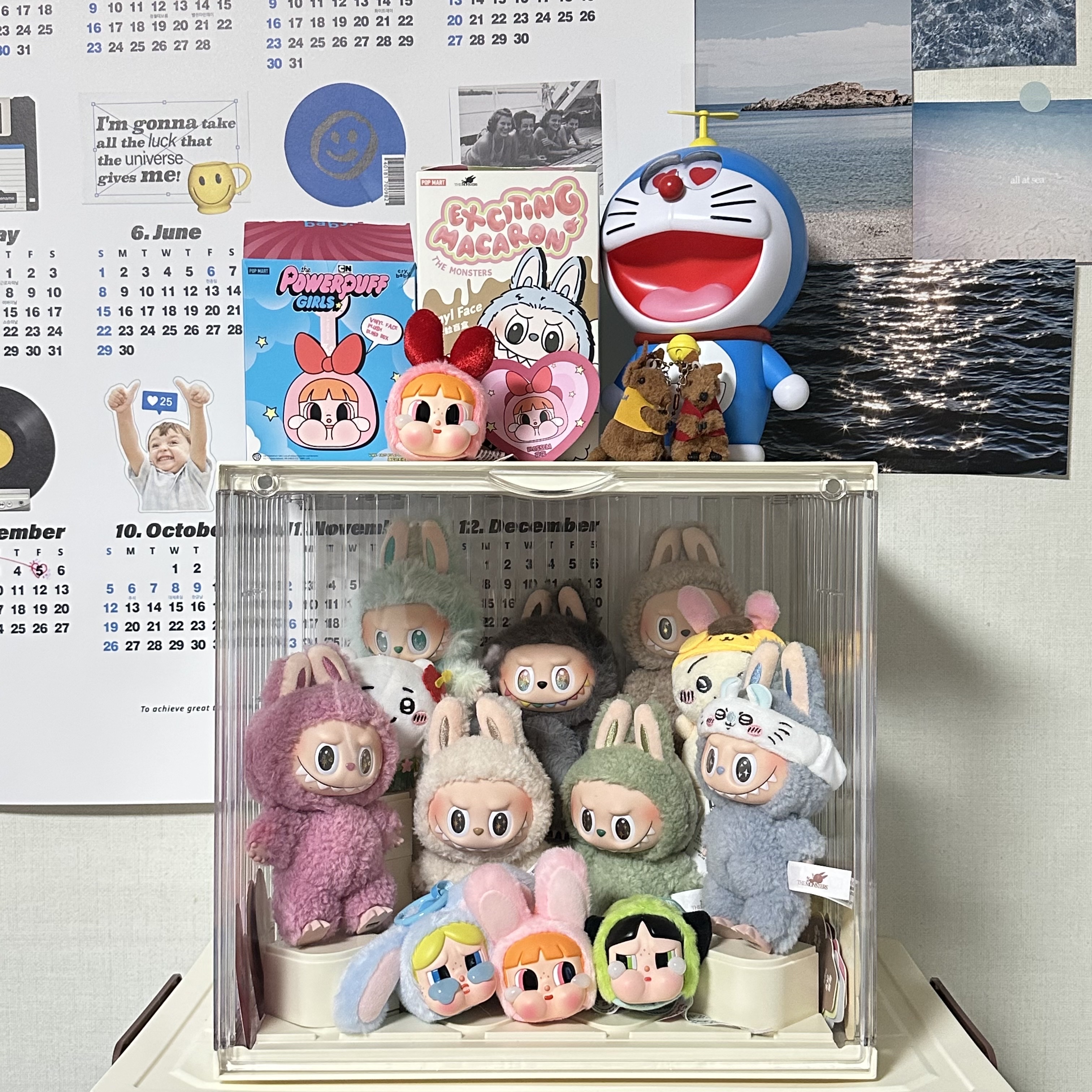 Pop Mart Crybaby x Powerpuff Girls Series Keyring Sealed Case (6 Blind Boxes), Pop Mart Crybaby x Powerpuff Girls Series Keyring Blossom (Opened Case) 착용 스타일 - 3